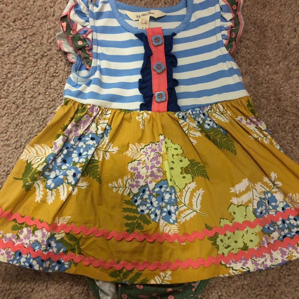 Matilda Jane onesie dress